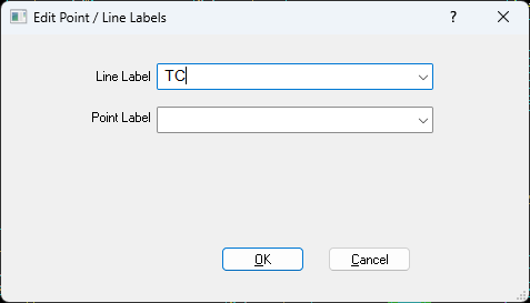 Editing Point/Line Labels