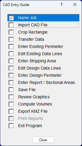 The CAD Entry Guide